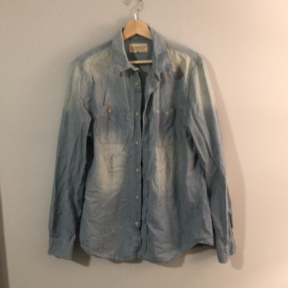 Cotton casual button up shirt